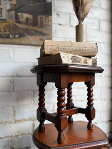 19th Century Small Oak Bobbin Stools