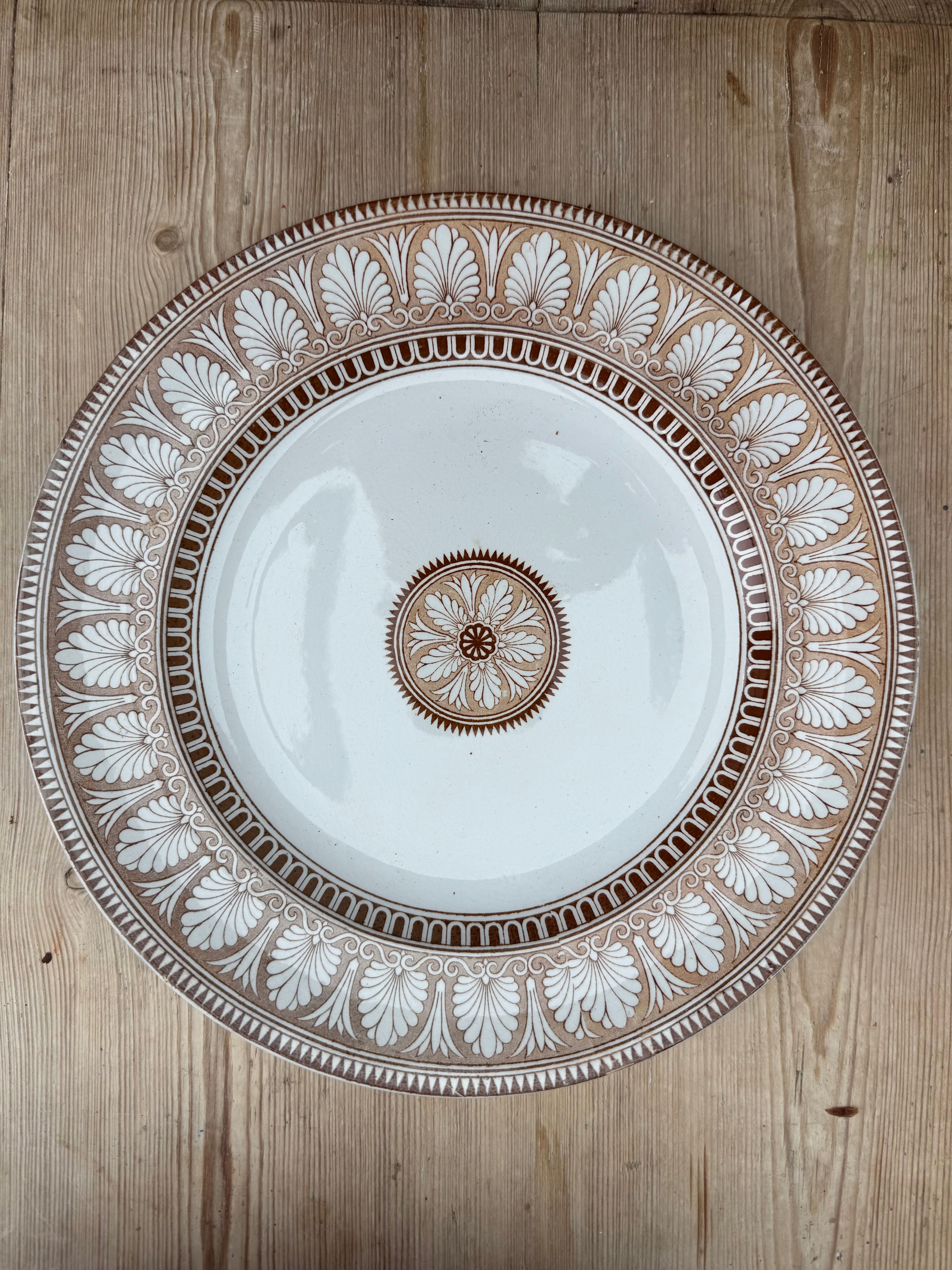 19th Century Copeland Spode Porcelain Transferware Plate