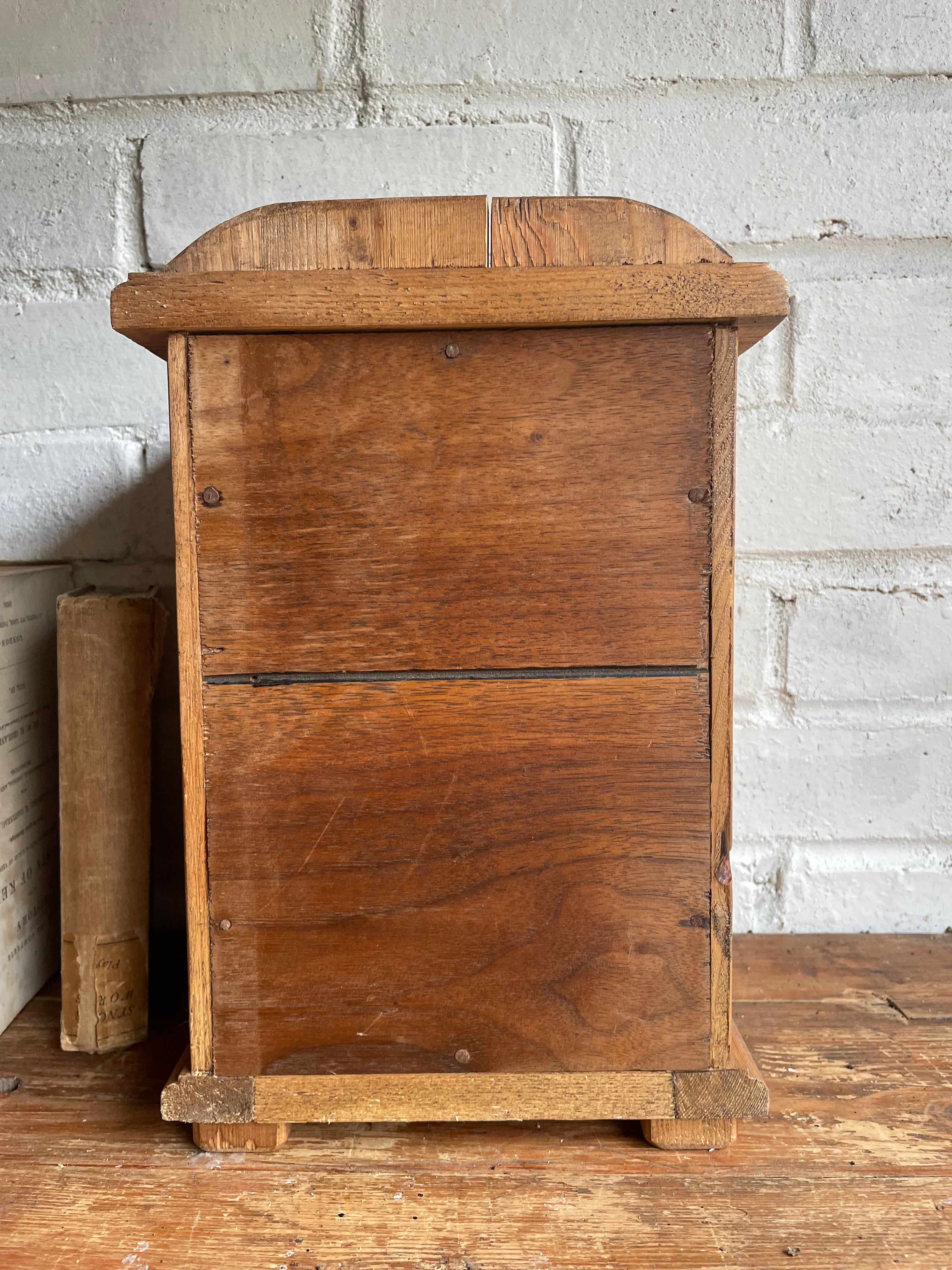 Antique Pine Apprentice Drawers with turned knobs