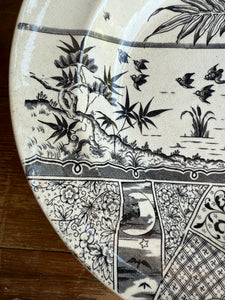 19th Century Aesthetic Movement Ironstone Bowl