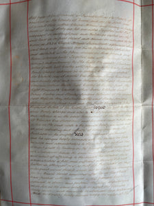1928 Handwritten and Wax Sealed Conveyance Document. Was £22 now £14.30 at checkout