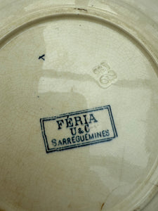 Early 20th Century French “Feria” Plate 2