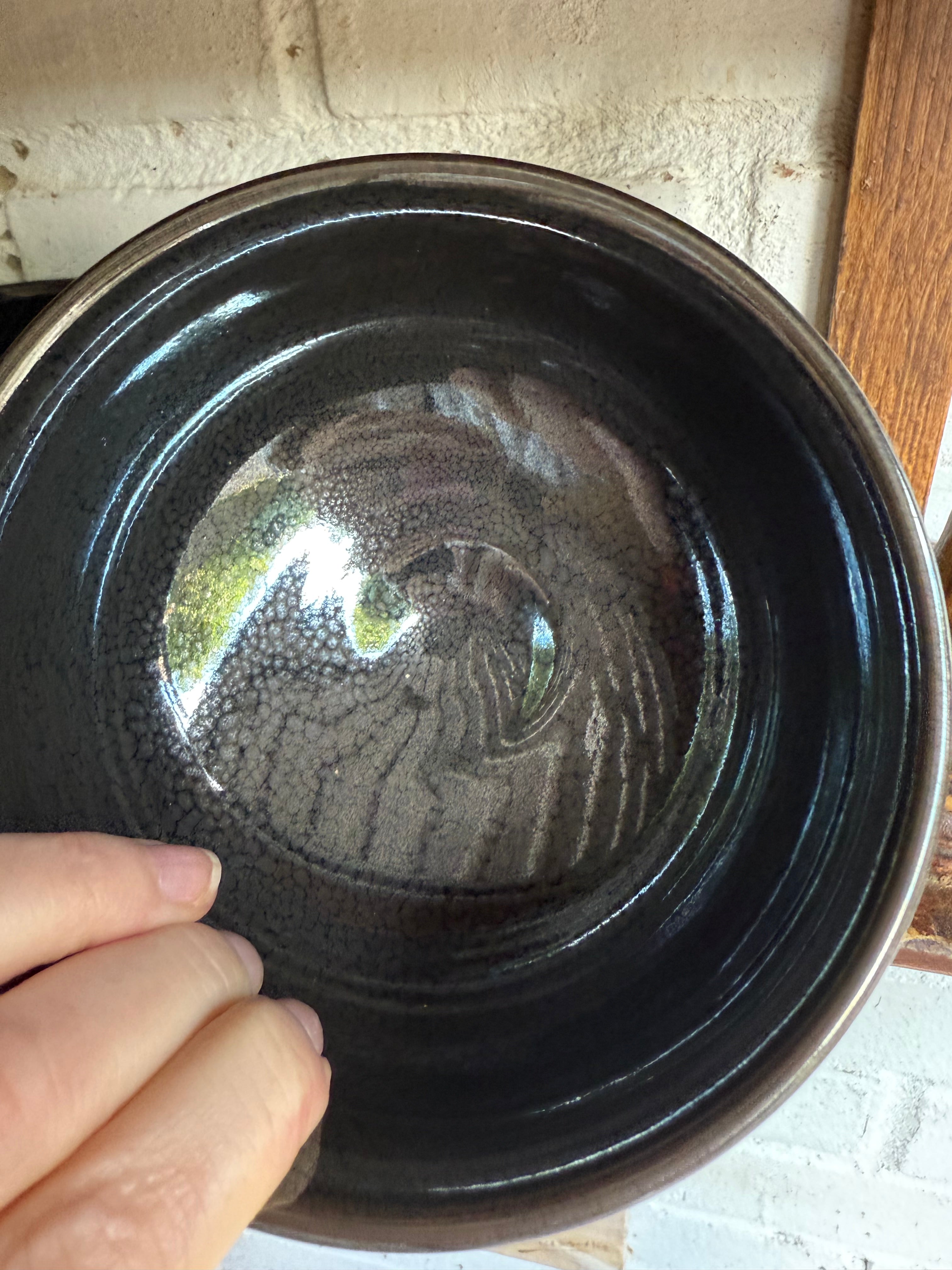 Vintage Japanese Pottery Tea Ceremony Bowls