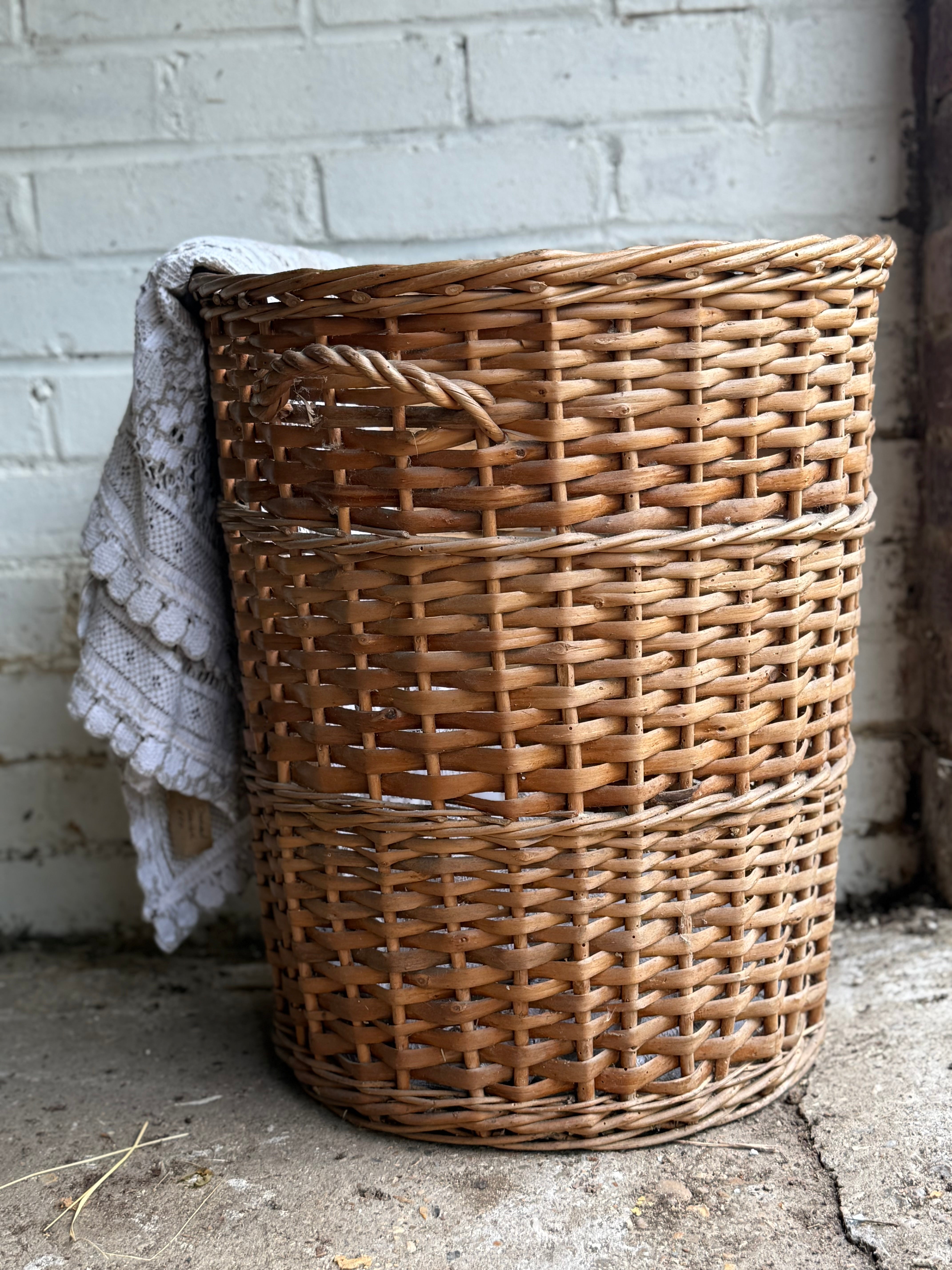 Tall Rattan Baguette Basket