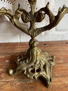 Heavy Brass Decorative Candelabra