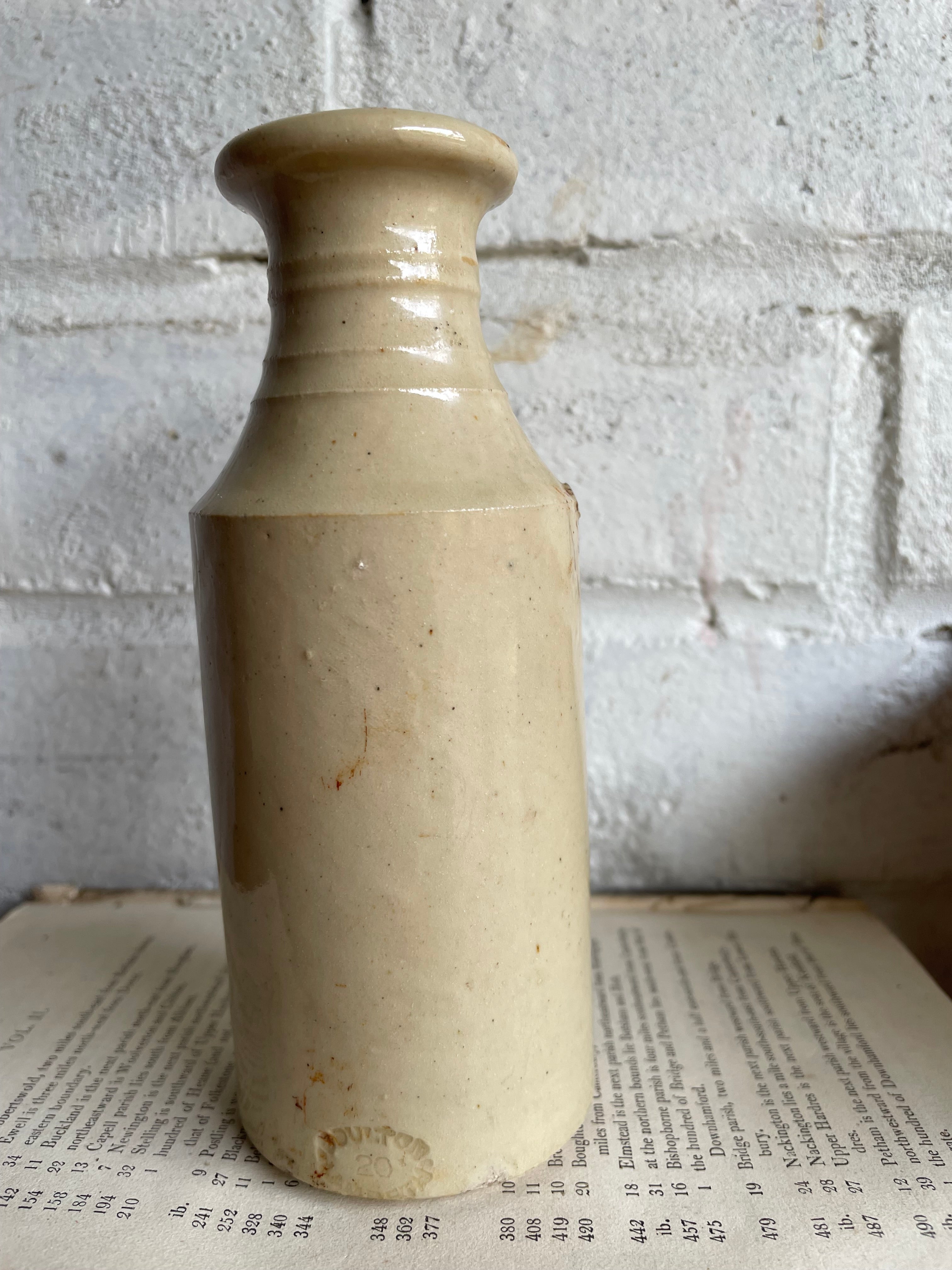 Trio of Antique Stoneware Bottles
