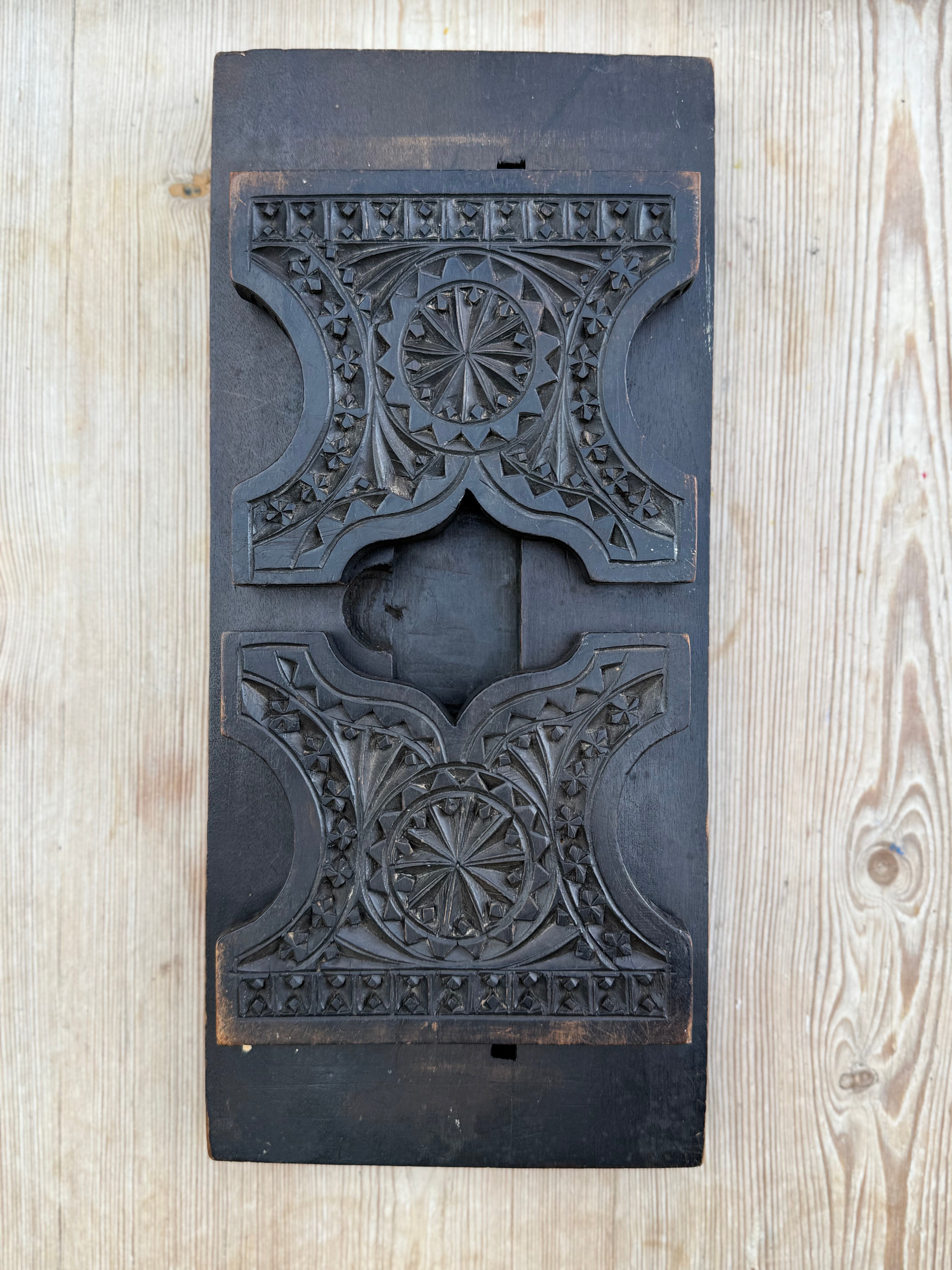 19th Century Hand-Carved Low Stool/Display Stand