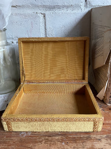 1920s Velvet Ochre Box