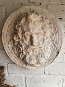 Old Plaster Relief of Zeus
