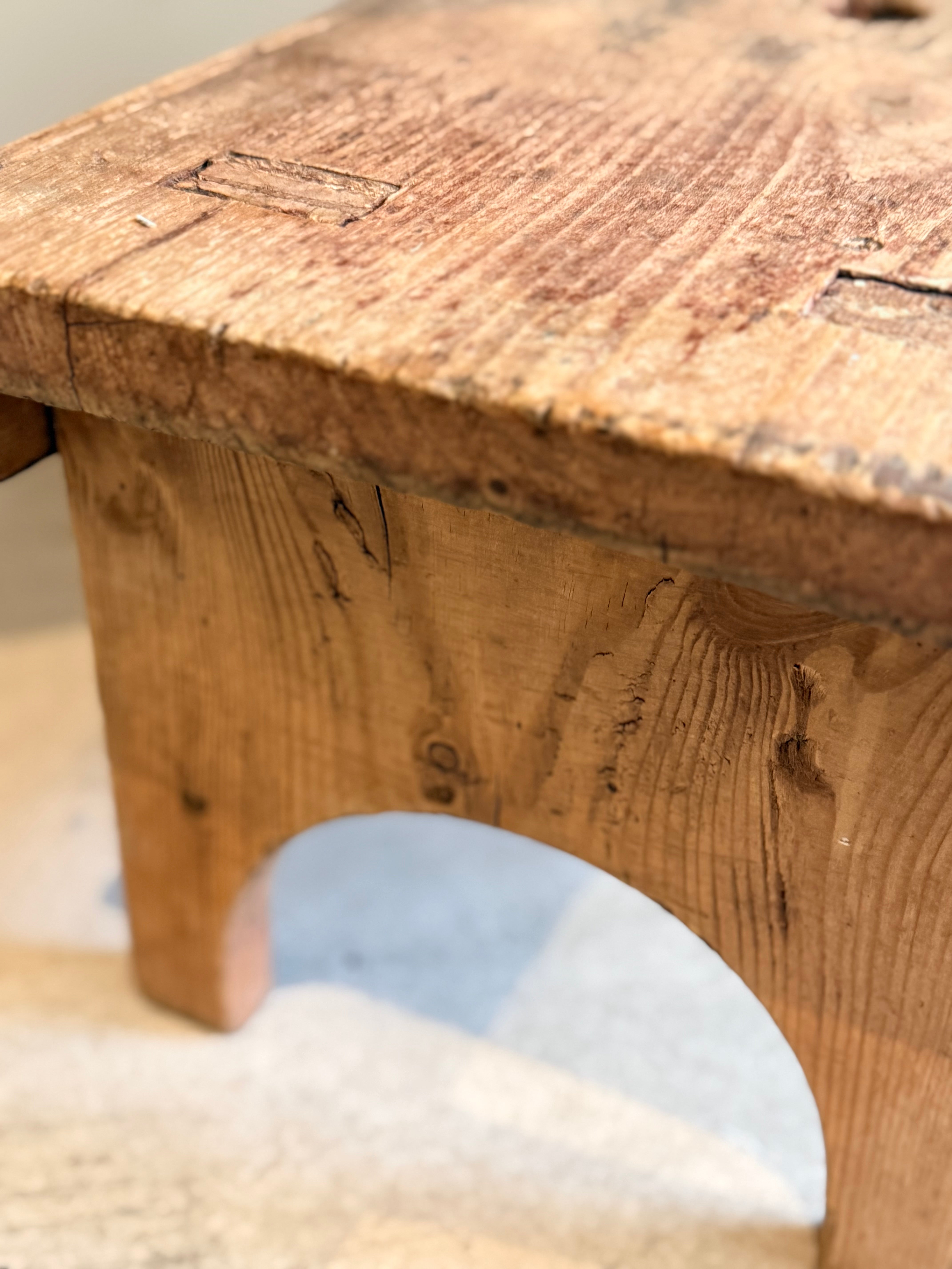 19th Century Pine Scottish “Creepie” Stool – Reclectic