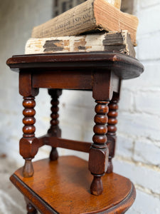 19th Century Small Oak Bobbin Stools