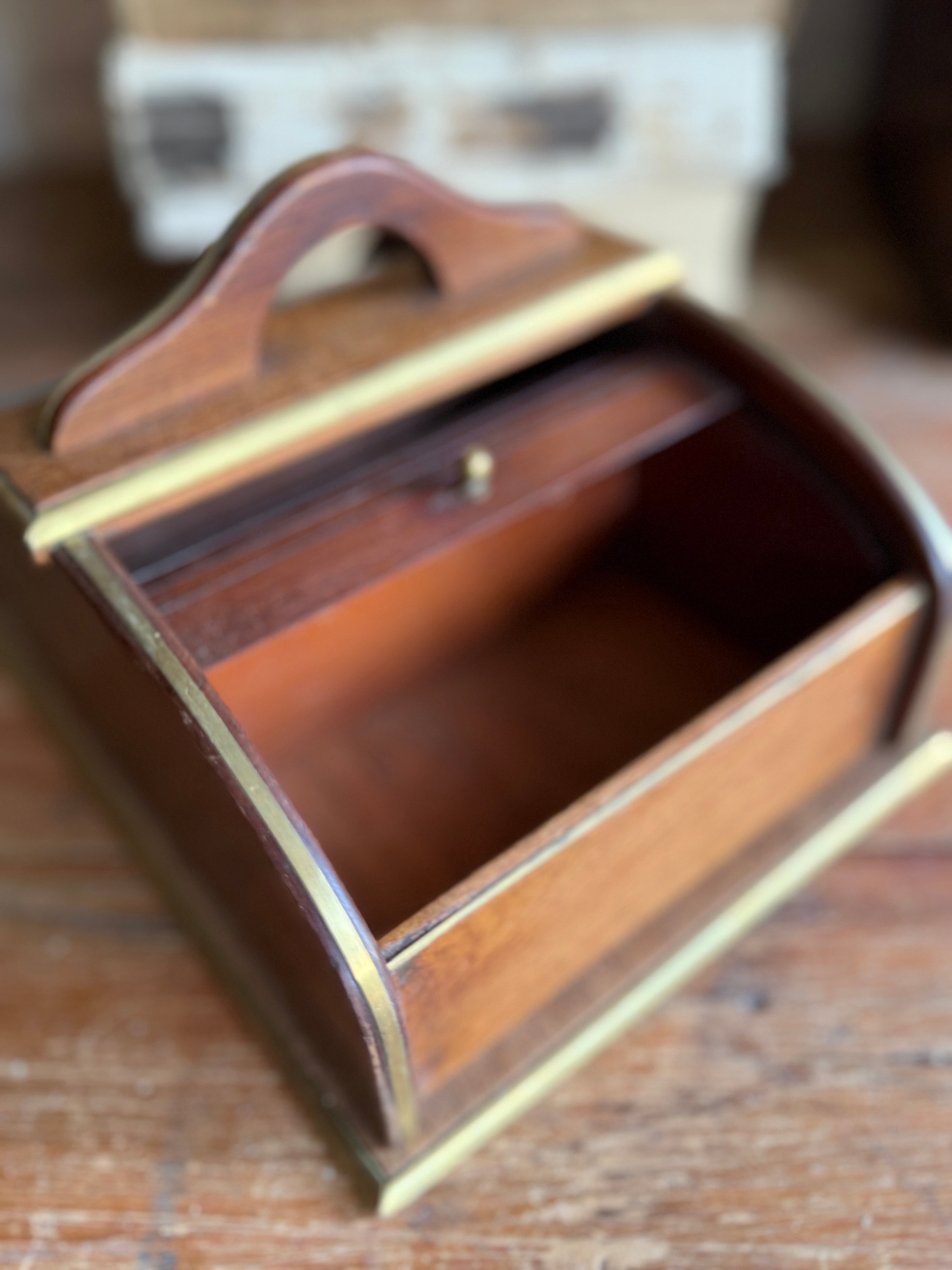 1920s Tambour Double-Sided Storage Case
