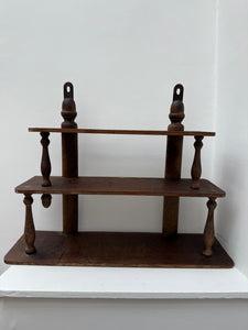 Late 19th Century Oak Wall Hanging Shelf