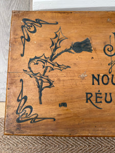 Early 1900s Art Nouveau French Game Box