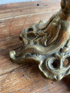 Heavy Brass Decorative Candelabra
