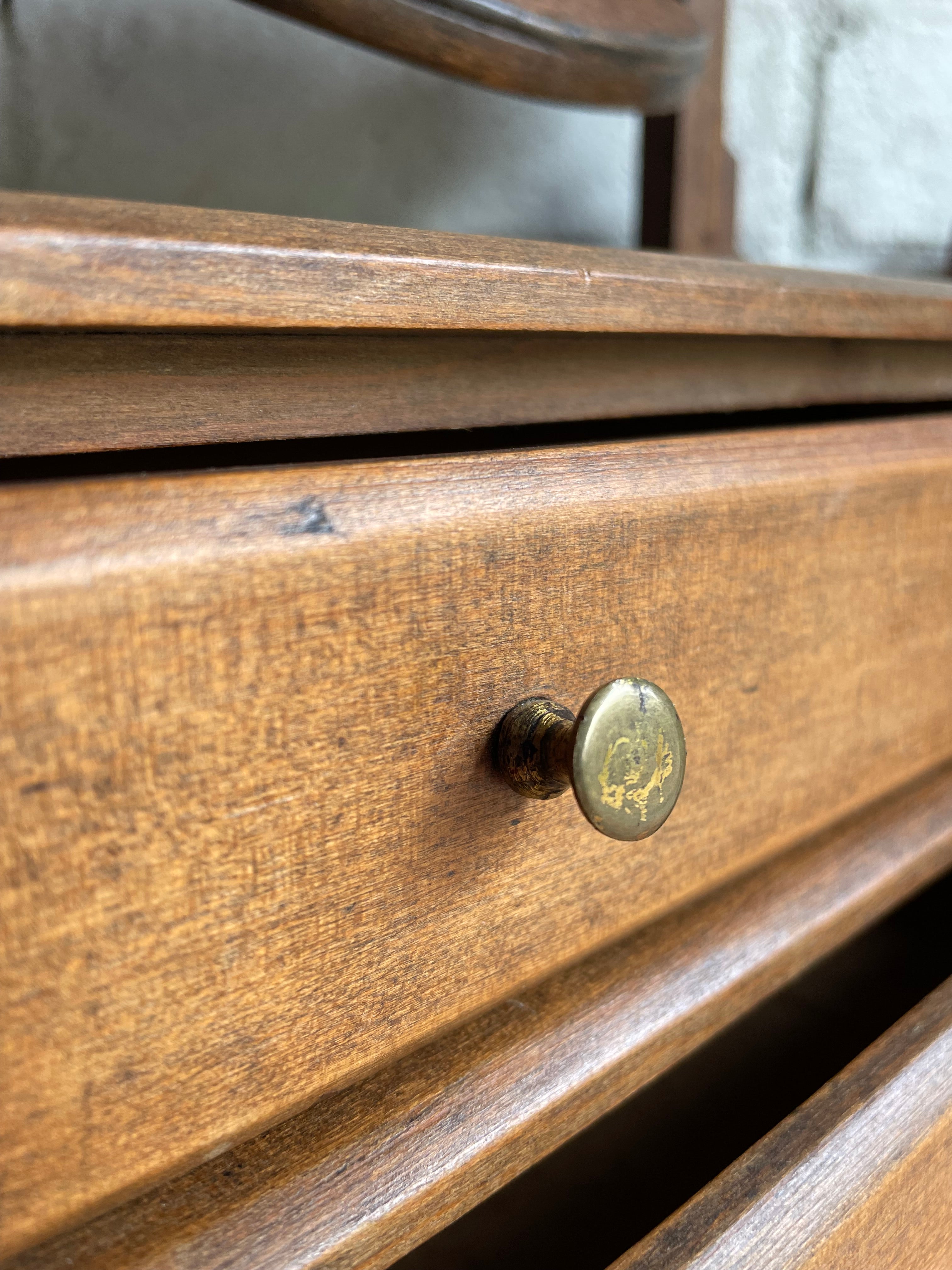 19th Century Apprentice Chest of Drawers with Swivel Mirror