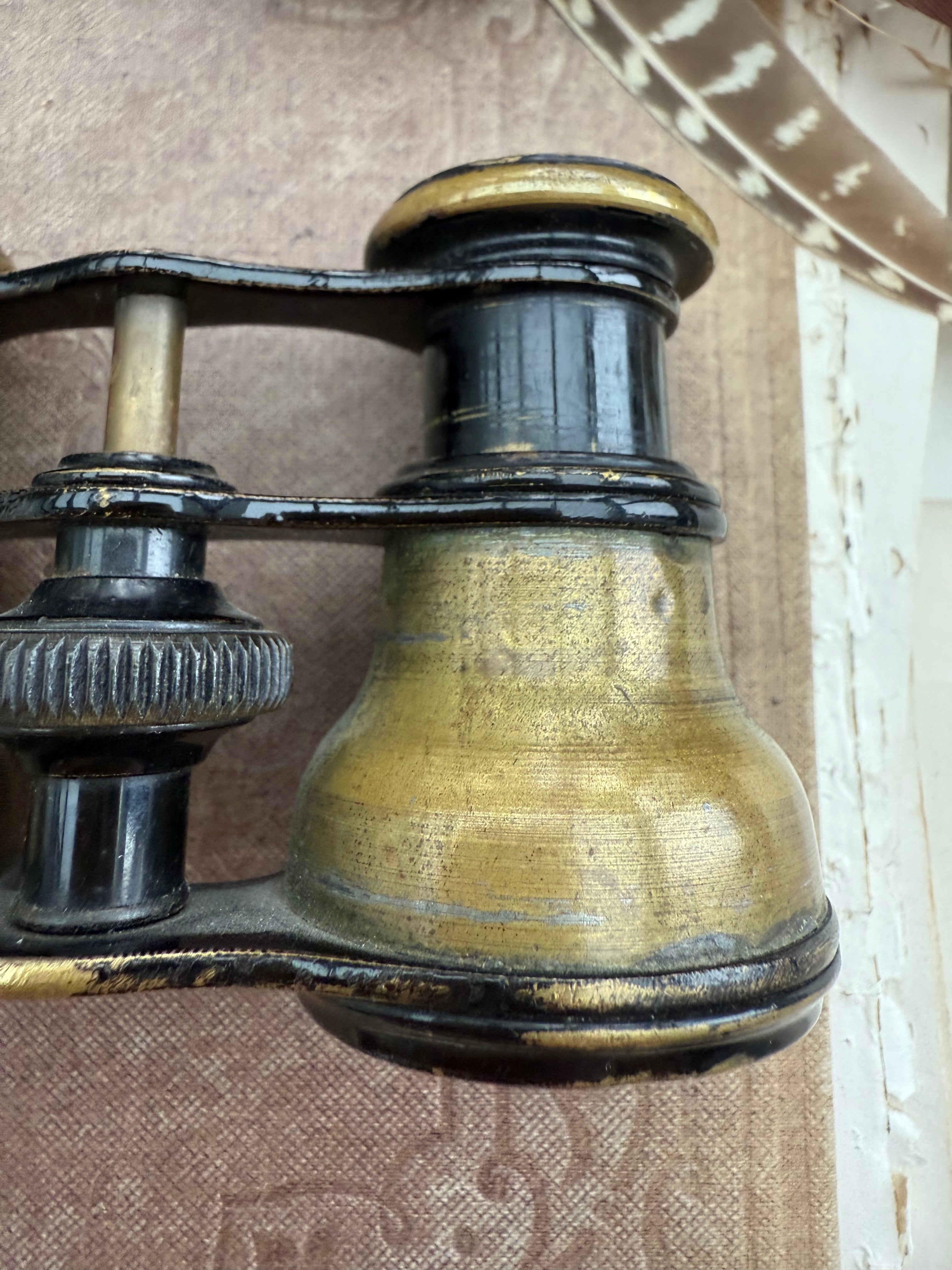 Early 1900s Brass Opera Glasses