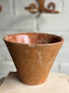 Rustic French Iron Plant Holder with Antique Resin Pot 1