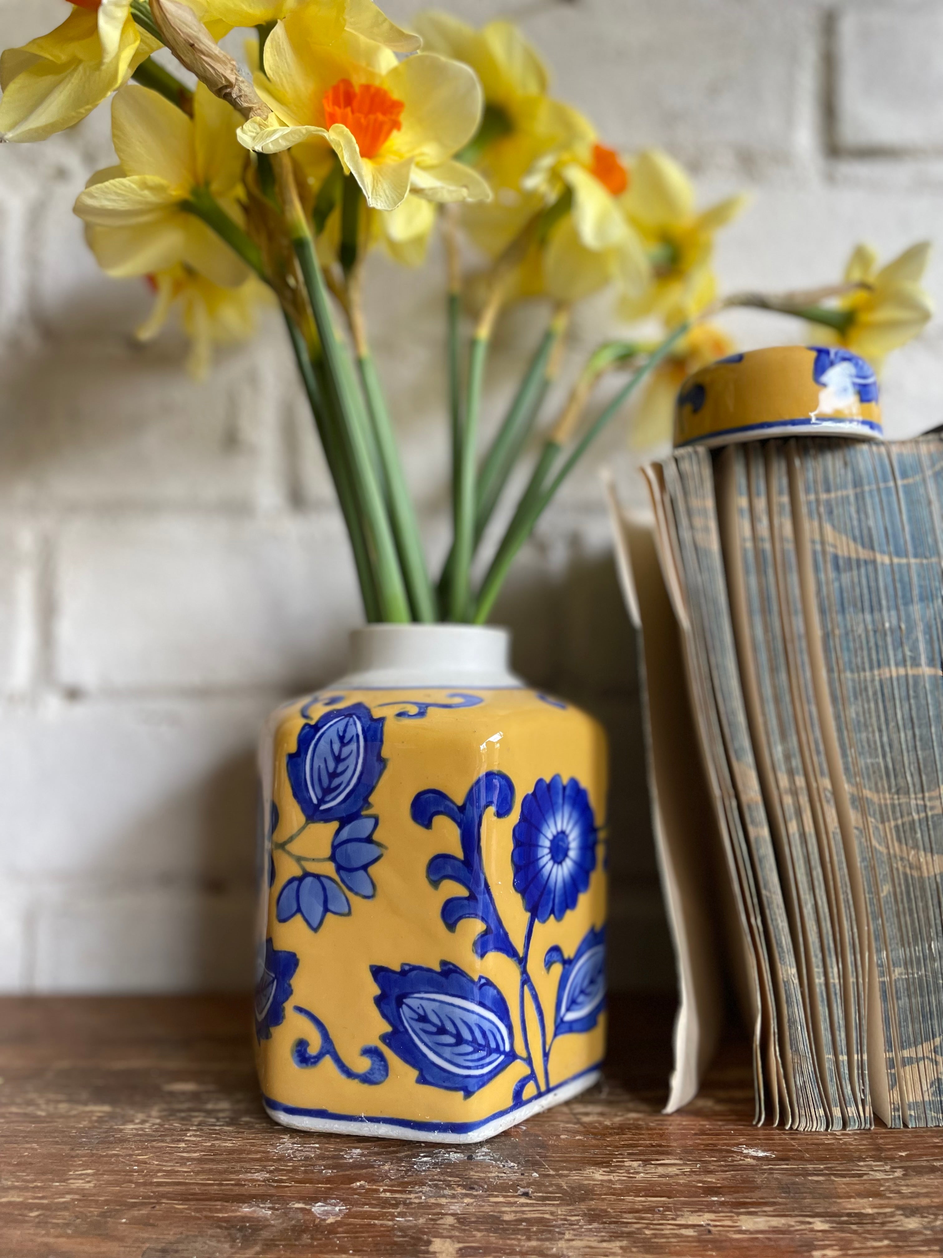 19th Century Floral Ginger Jar: Was £40 now £28 at checkout