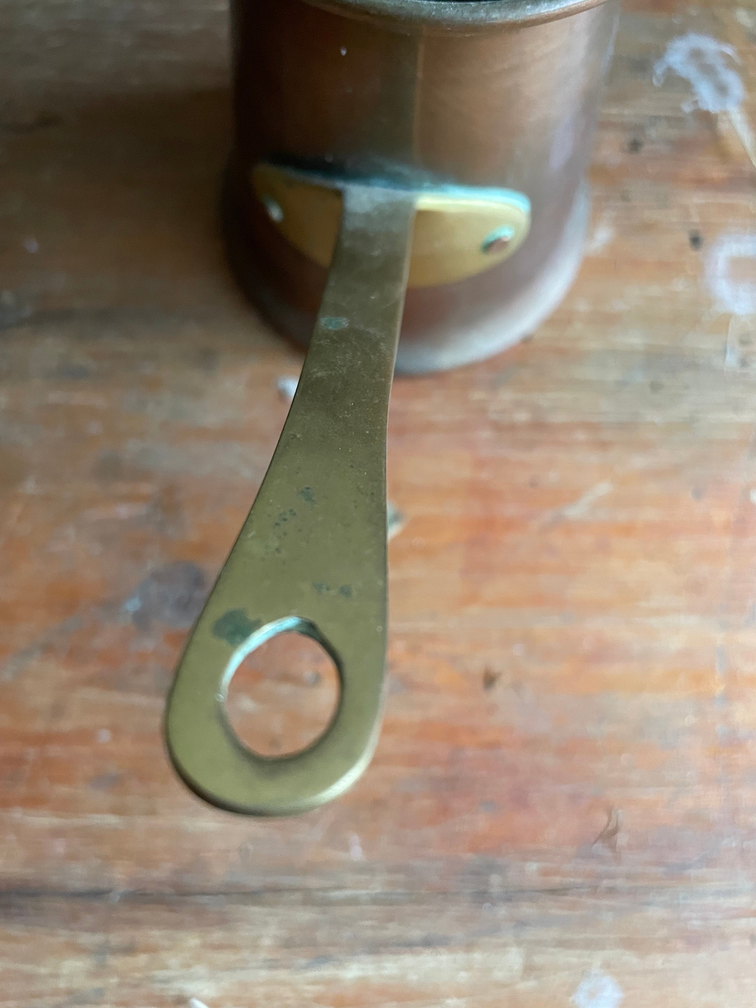 19th Century Brass & Copper Cider Measures  - Set of Three