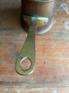 19th Century Brass & Copper Cider Measures  - Set of Three