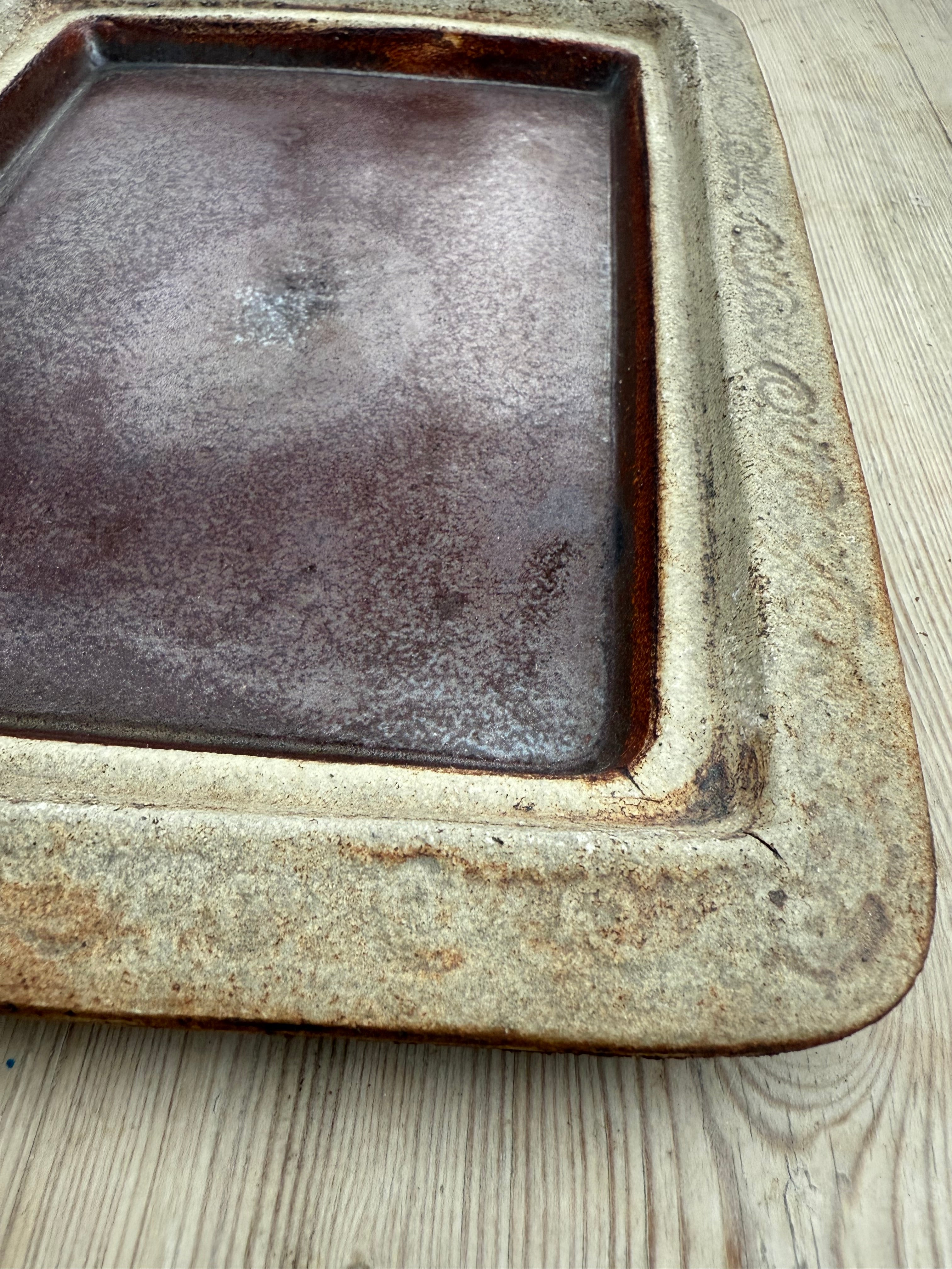 Mid- Century Studio Pottery Cheese Dome and Plate