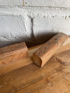 Antique Pine Apprentice Drawers with turned knobs