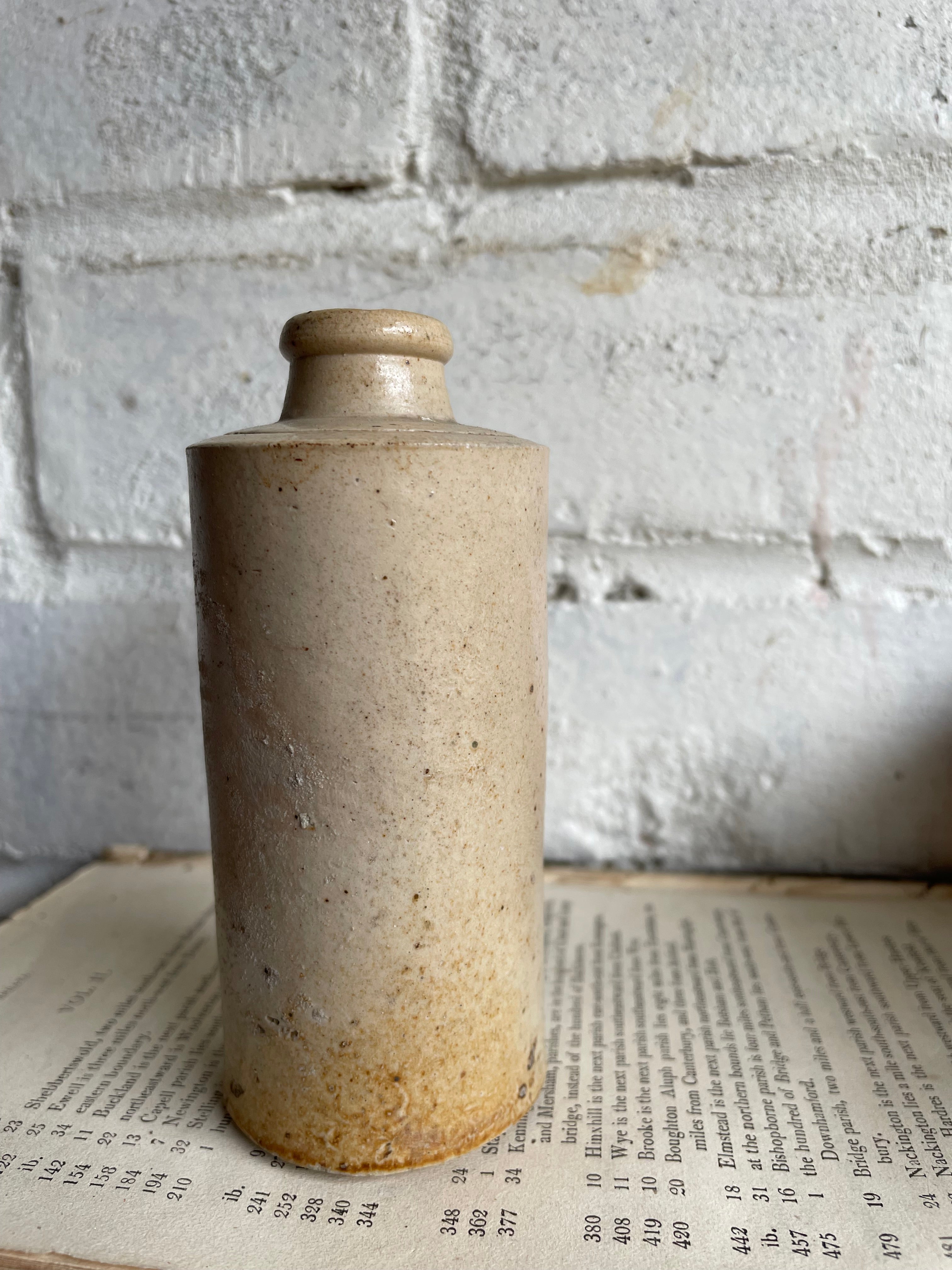 Trio of Antique Stoneware Bottles