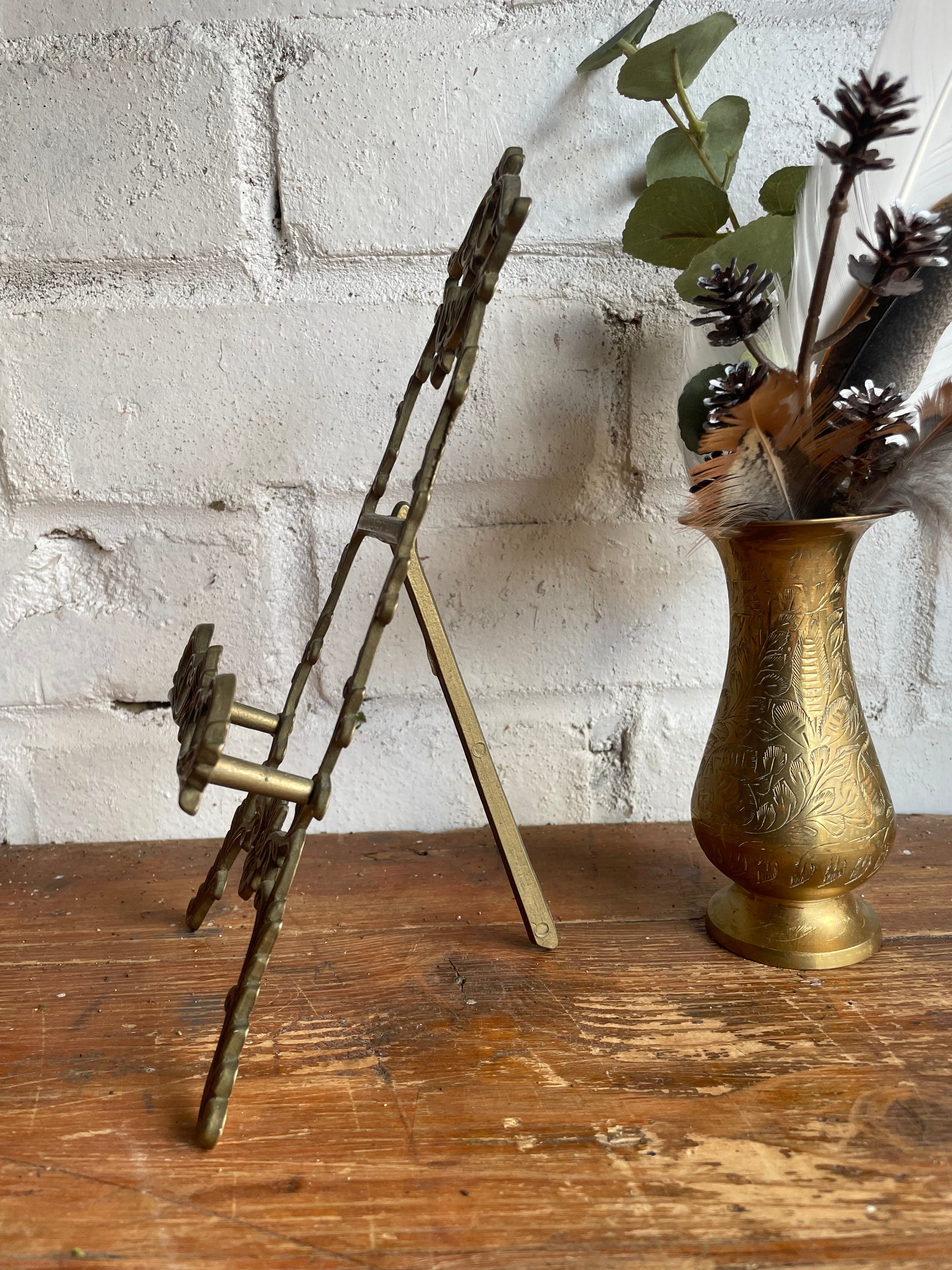 Small Antique Gilt Easel