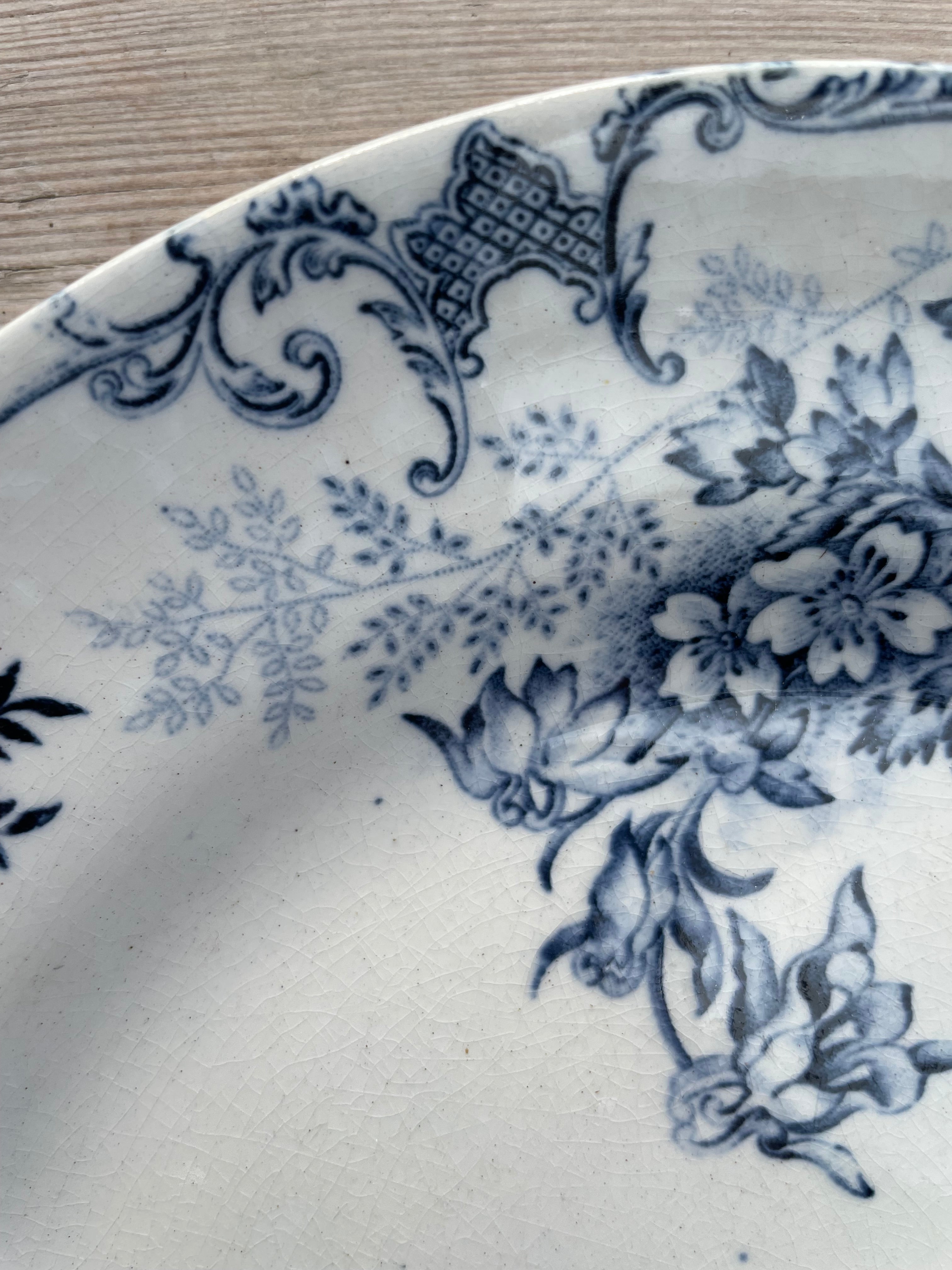 Antique  French “Hautin Boulenger & Cie ” Plate