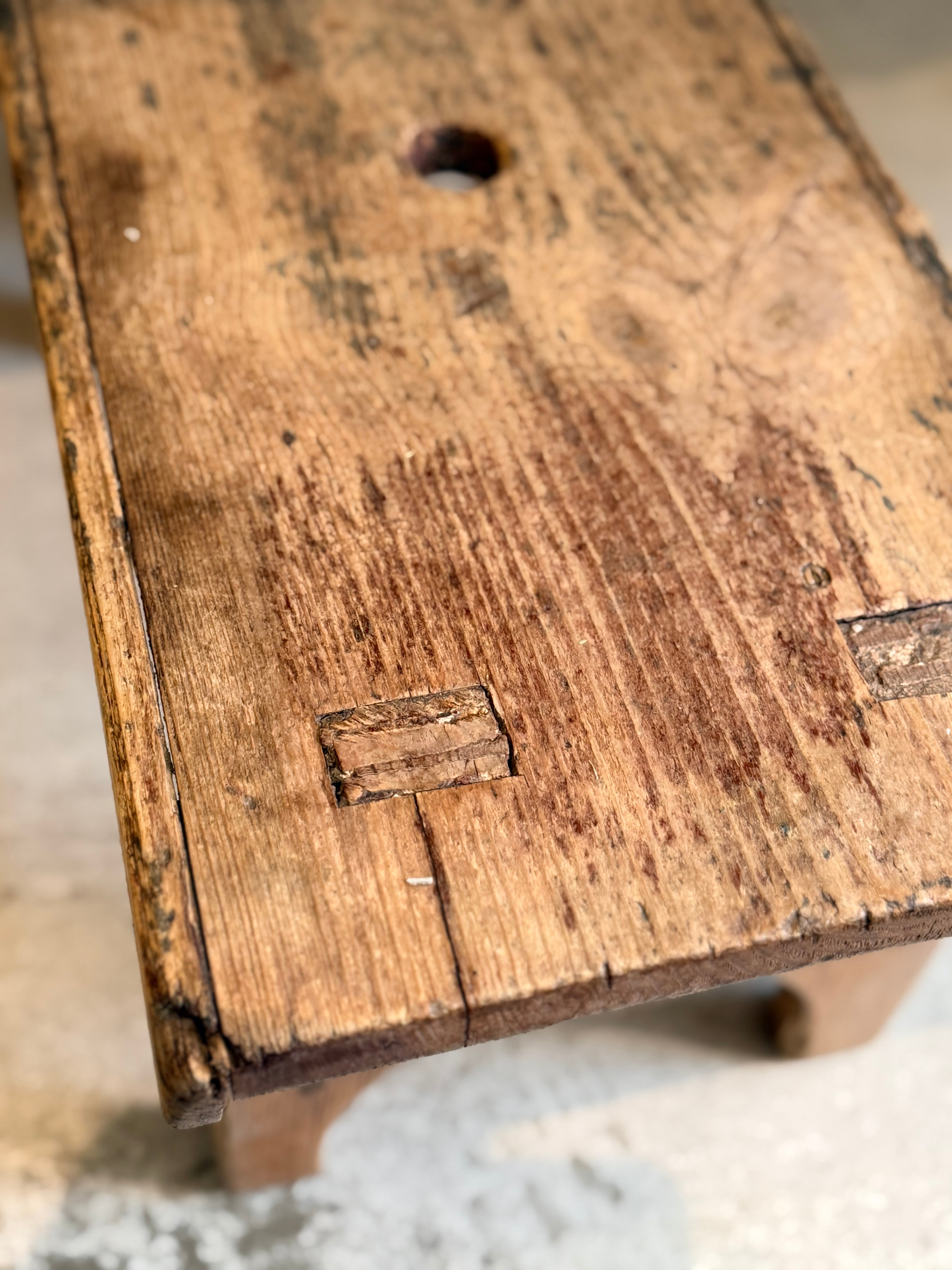 19th Century Pine Scottish “Creepie” Stool – Reclectic