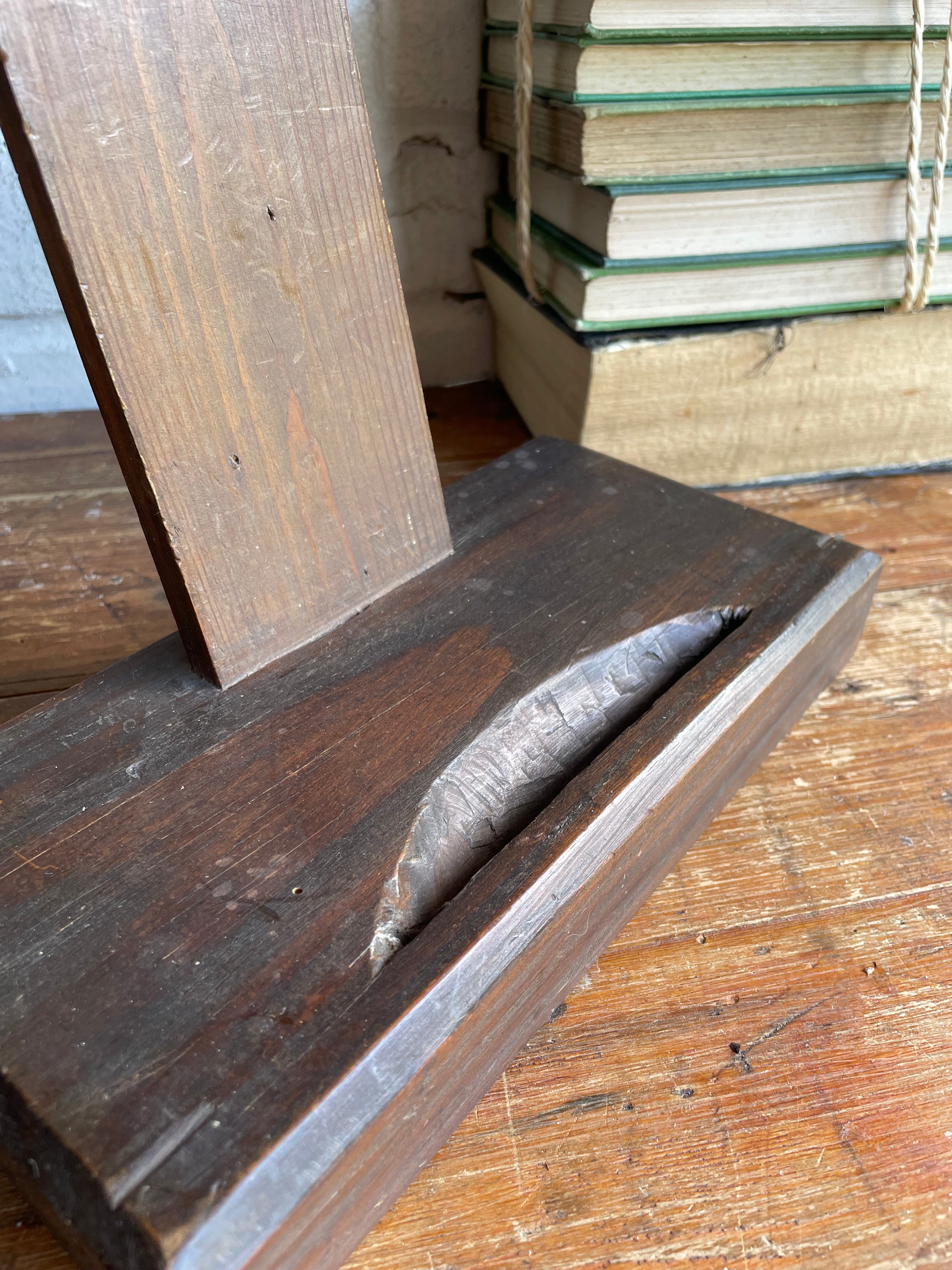 19th Century Oak Stand for Decorative Plates