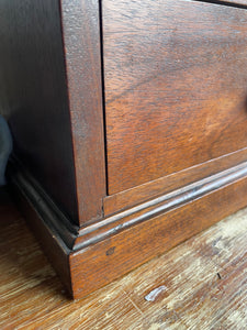 UK only delivery. 1930s American Tabletop Drawers with Brass Handles. Were £100 now £65 at checkout