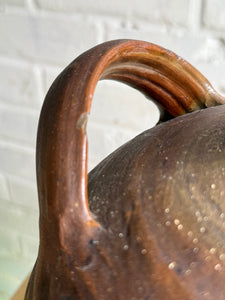 Early 20th Century Stoneware Olive Oil Jug