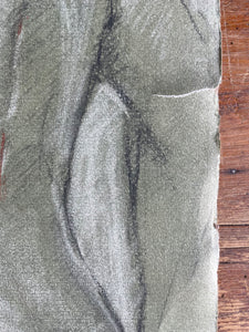 Charcoal Portrait on Paper by Dennis Gilbert