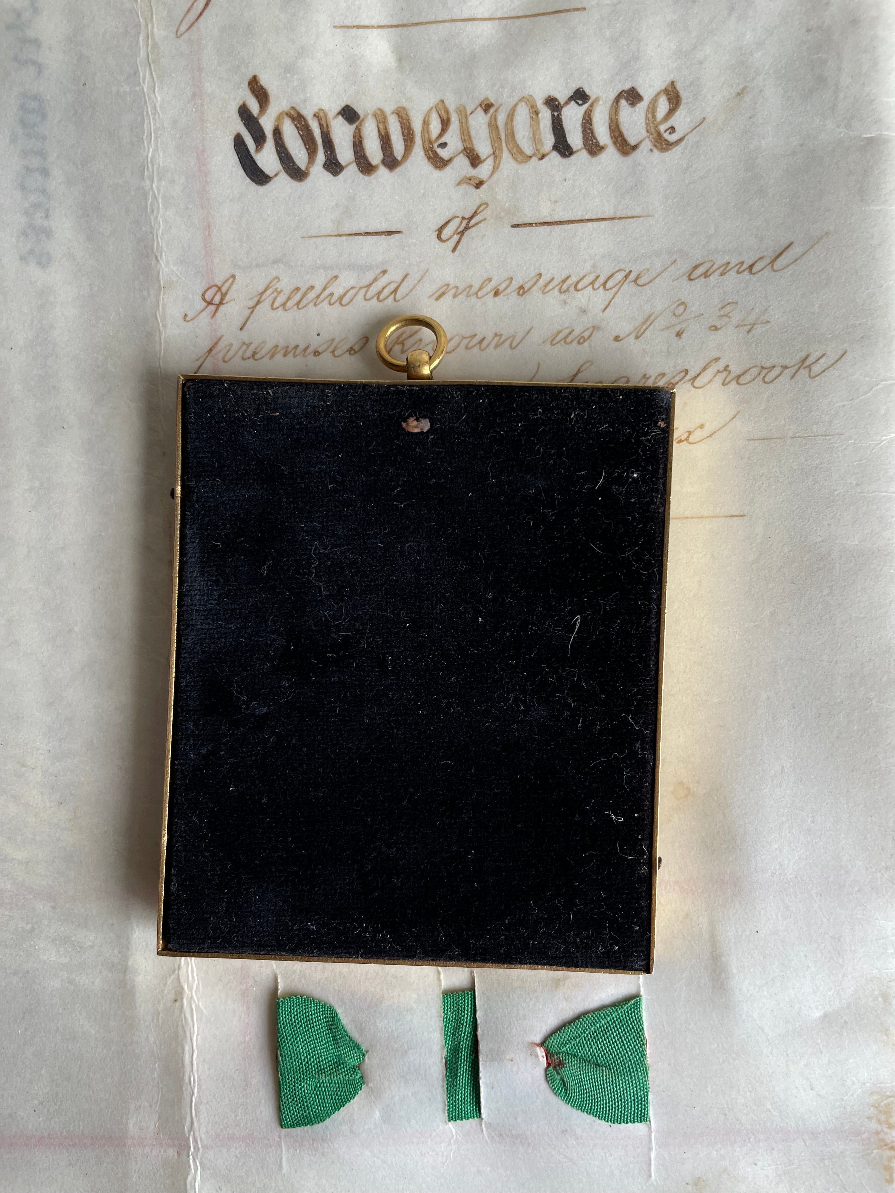 Miniature Early 19th Century Portrait of a Gentleman with Mutton Chop Sideburns: Was £55 now £38.50 at checkout