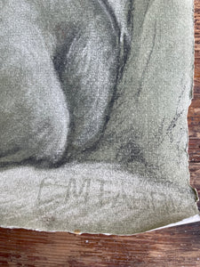 Charcoal Portrait on Paper by Dennis Gilbert