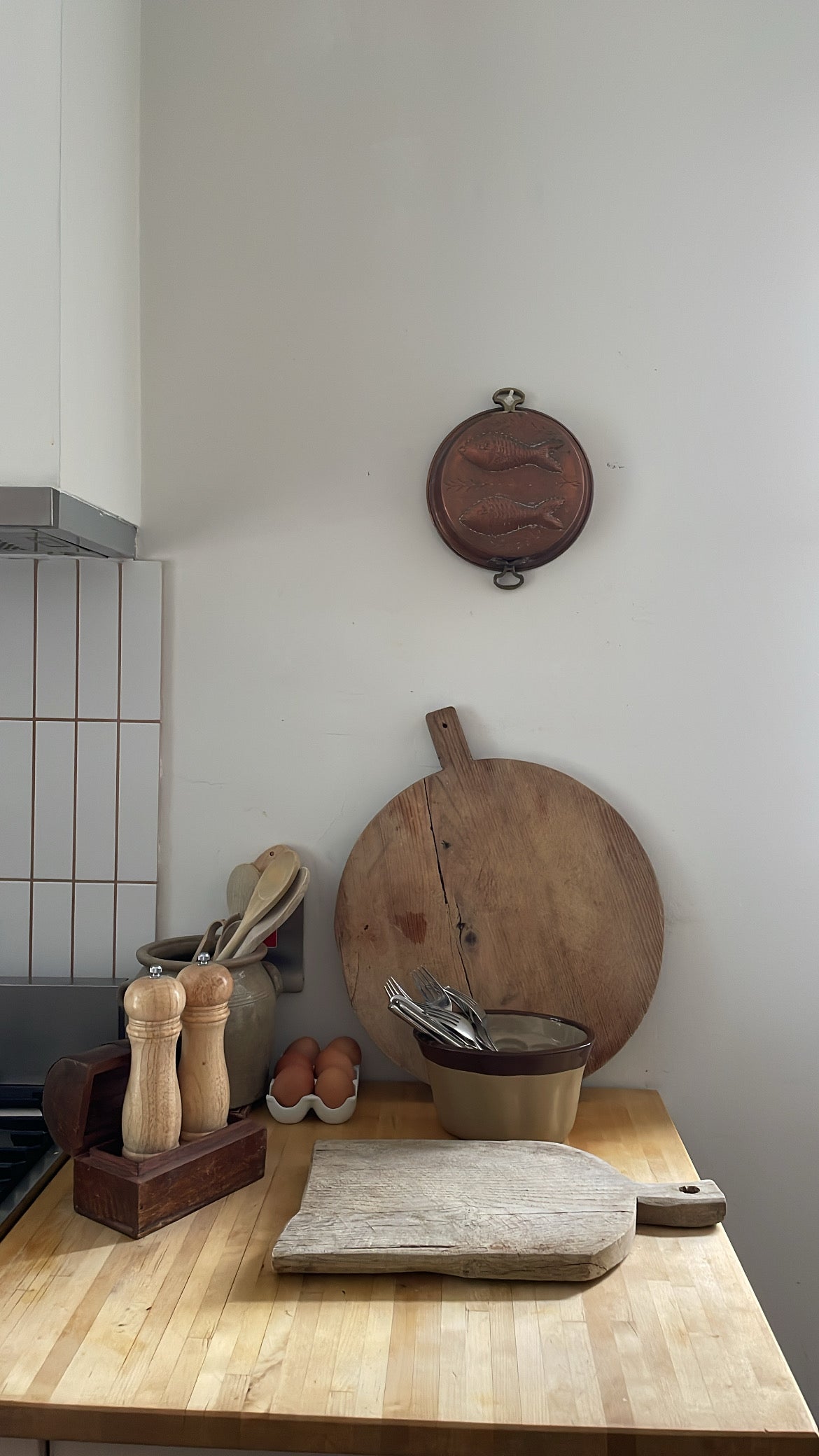19th Century Copper Food Mold