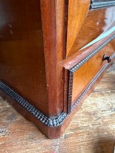 Early 20th Century French Mirrored Tabletop Cabinet with Drawer