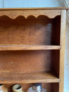Vintage Miniature Oak Welsh Dresser