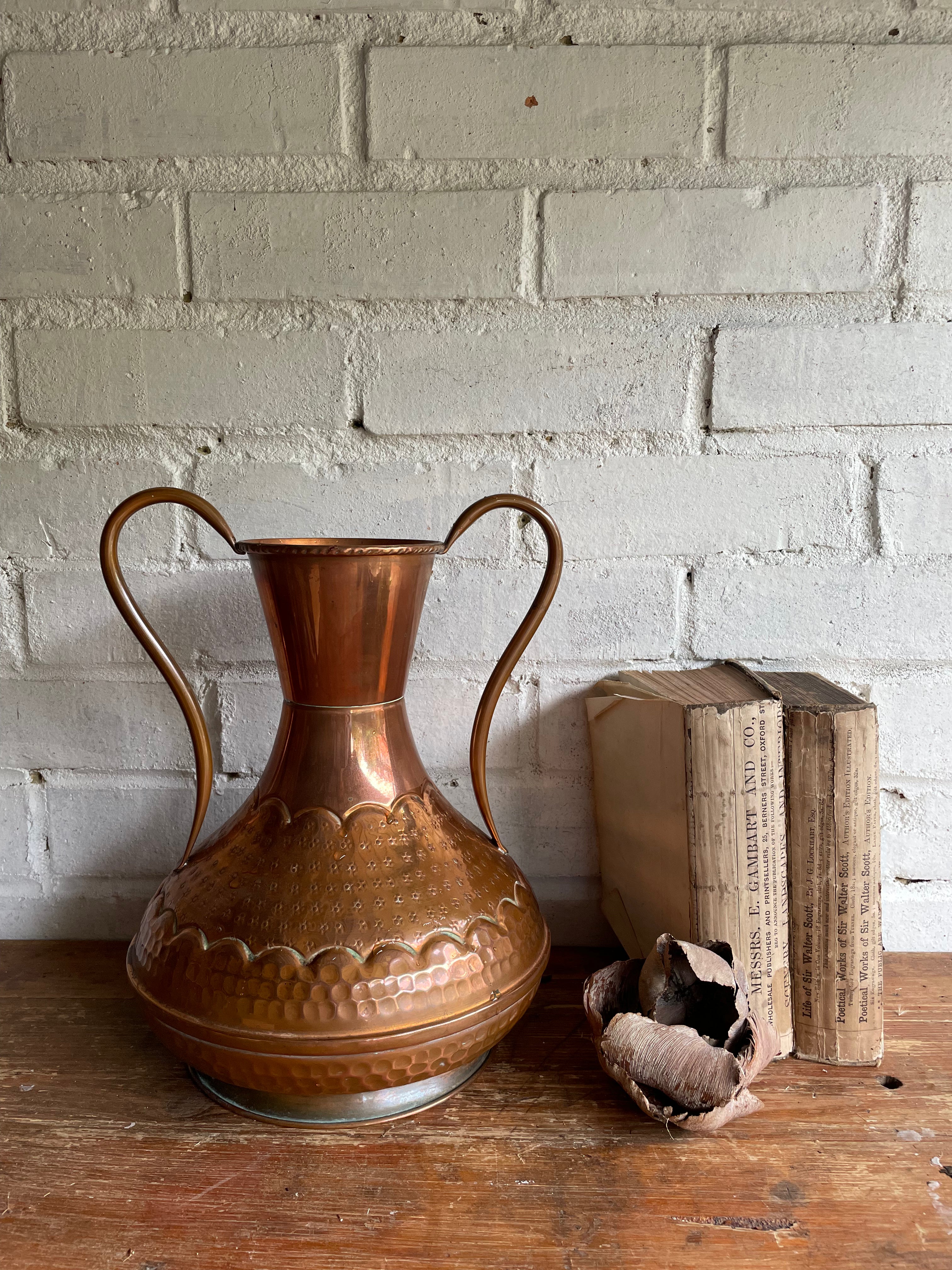 Antique Copper Vase