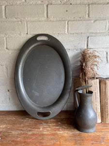 Antique Pewter Tray