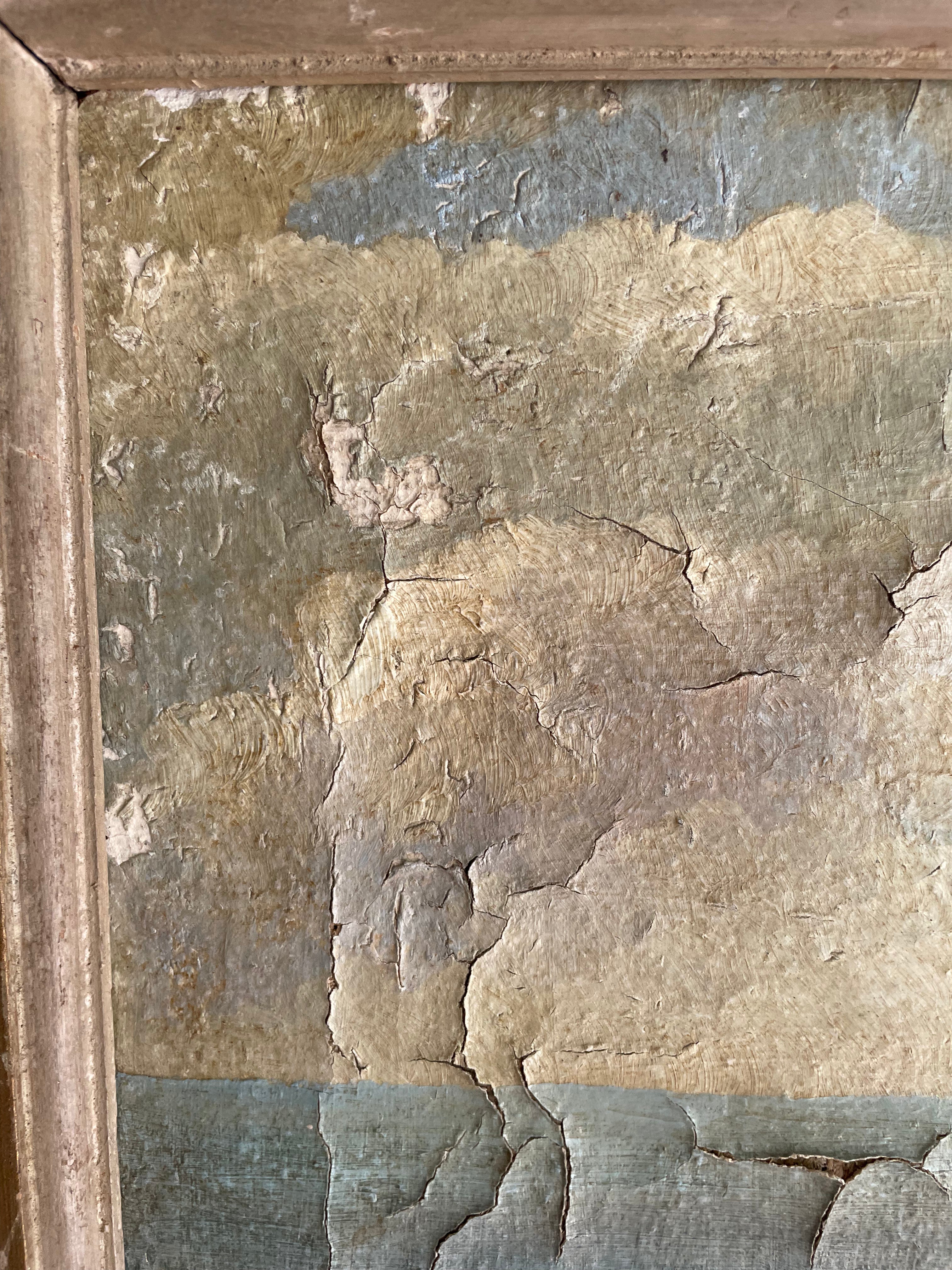 Atmospheric Antique Seascape Painting