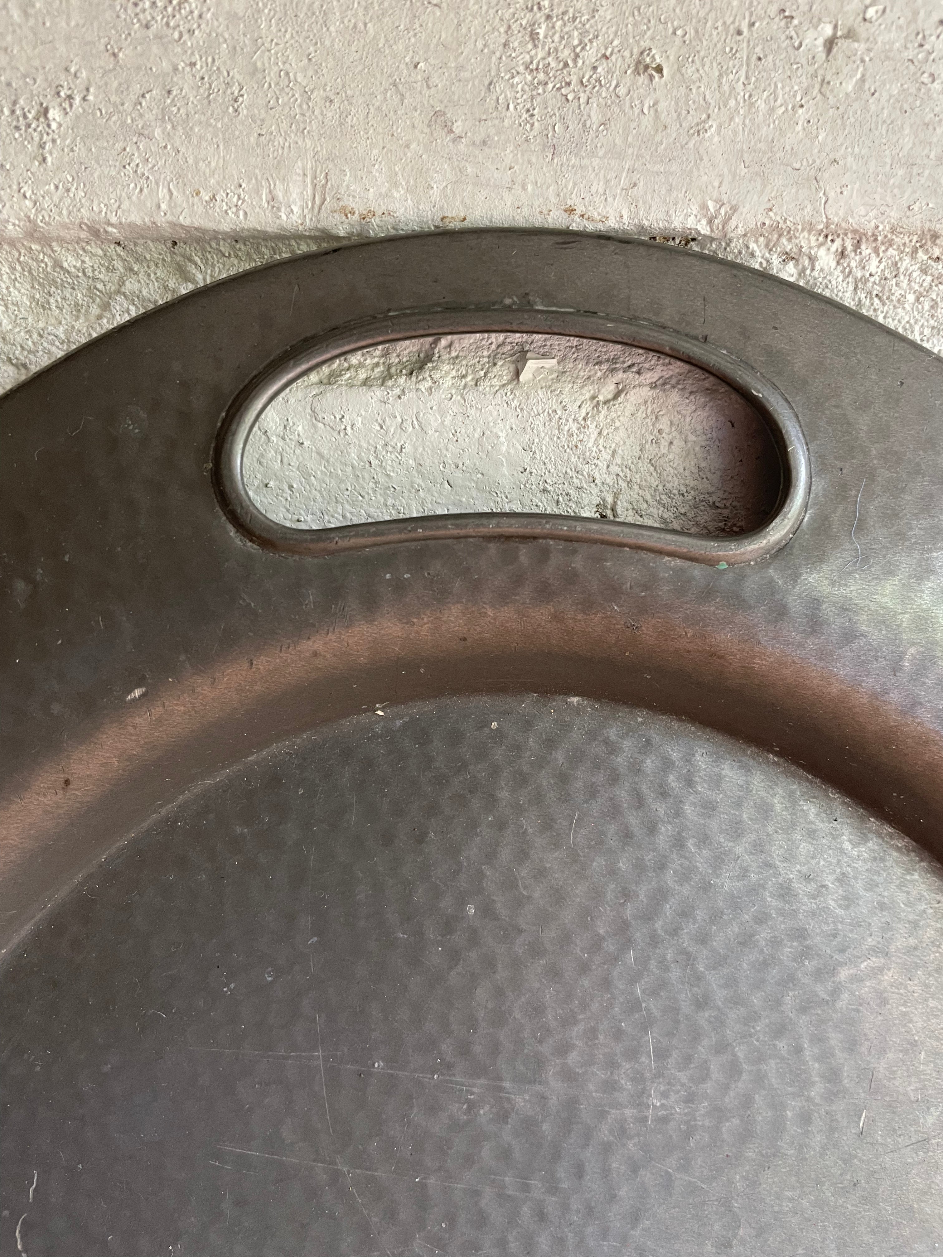 Antique Pewter Tray