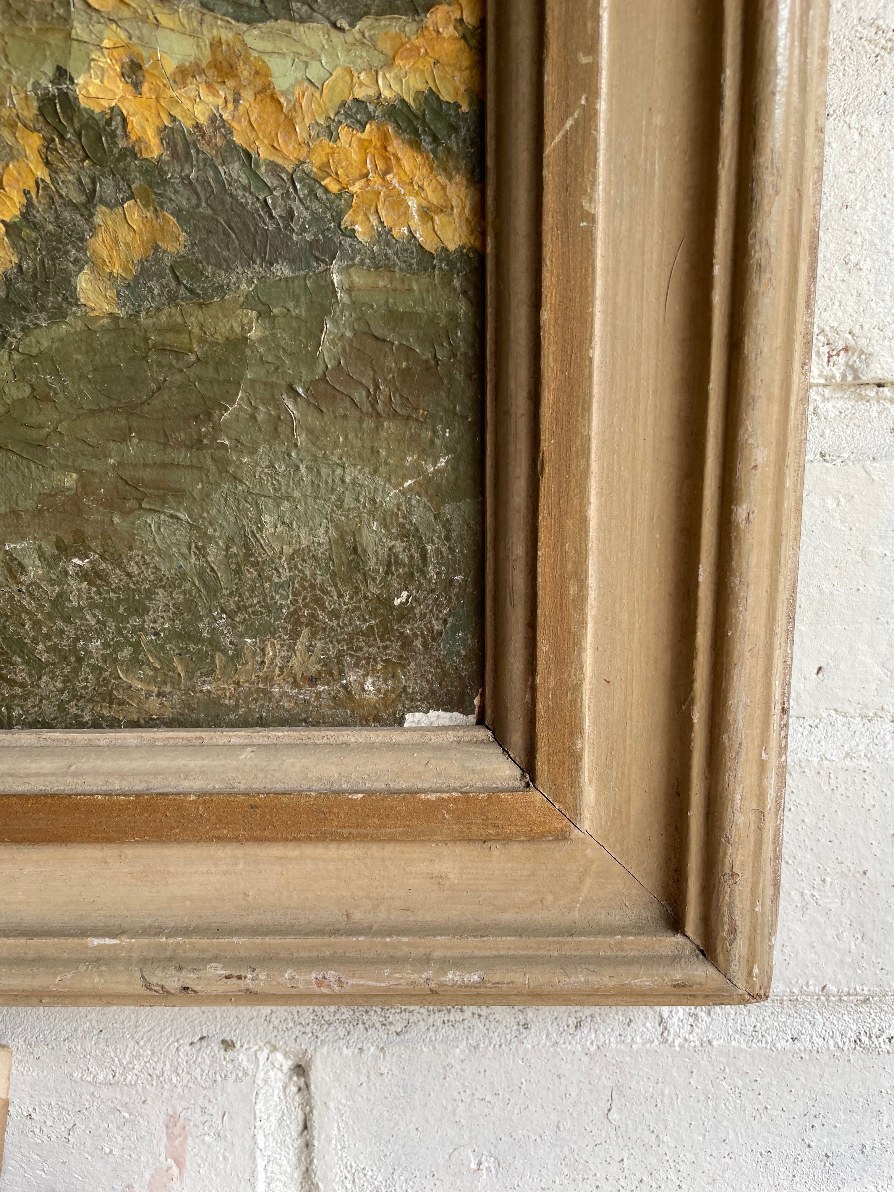 Atmospheric Antique Seascape Painting