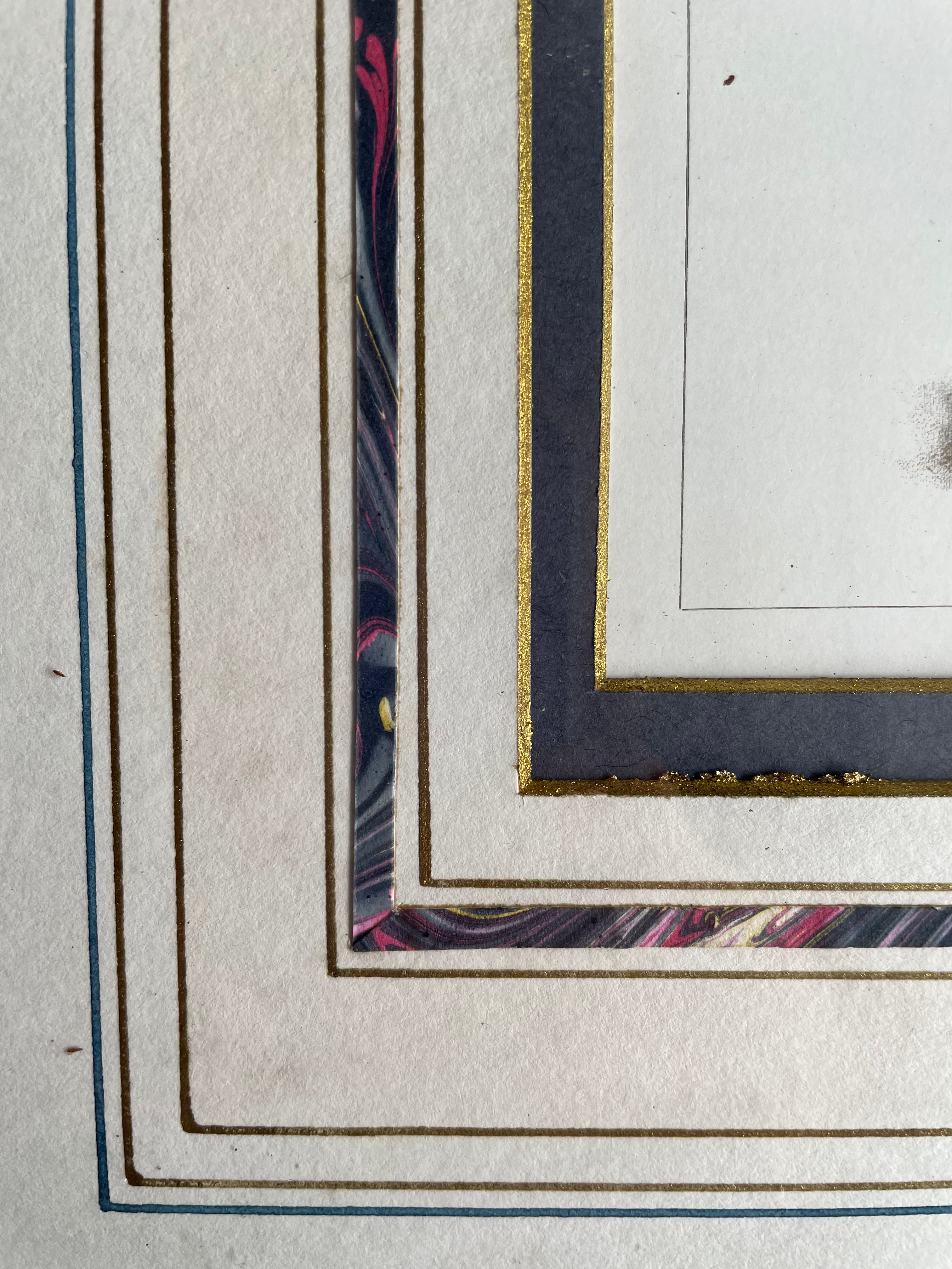 Coloured Antique Print of Sevres Porcelain Urns