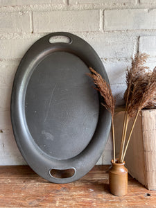 Antique Pewter Tray