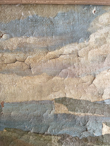 Atmospheric Antique Seascape Painting