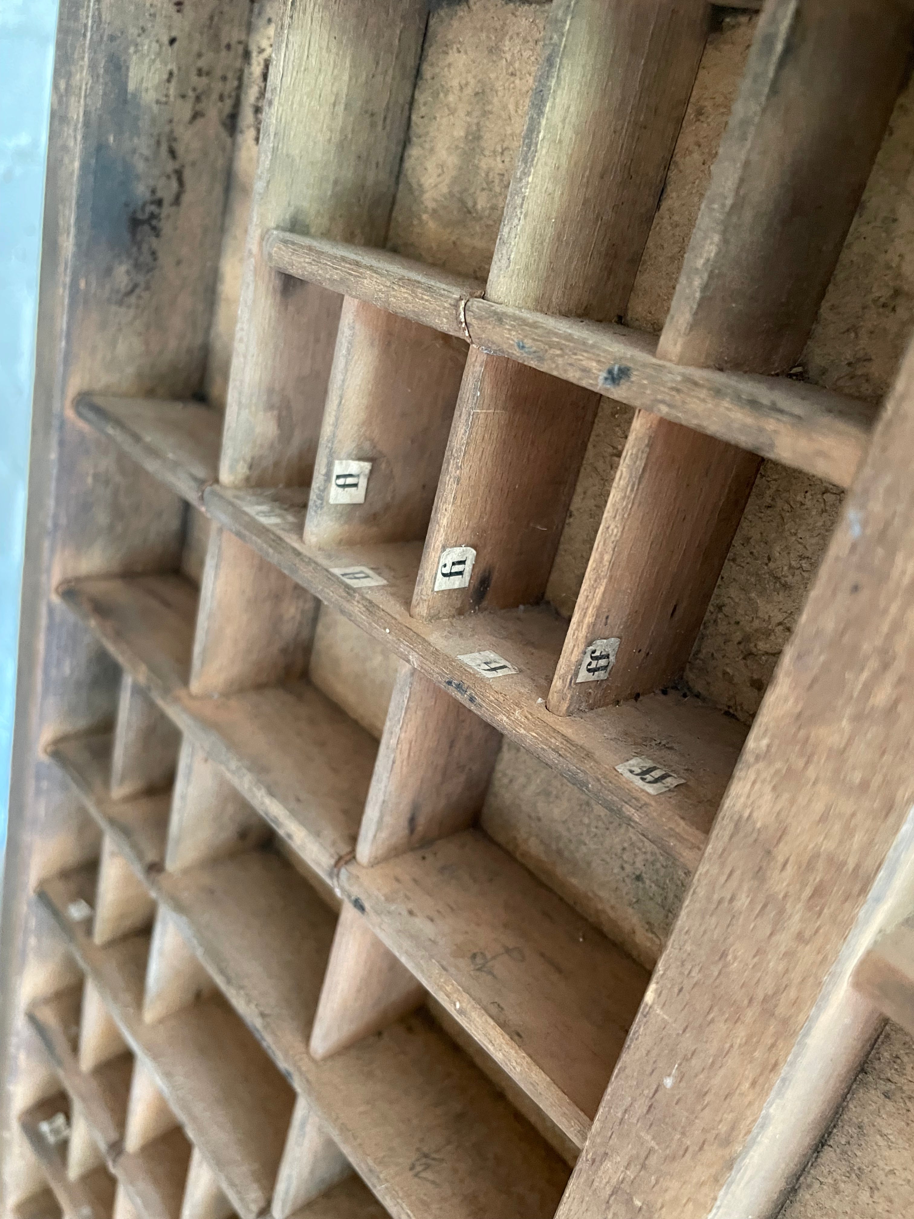 Vintage Printers Tray