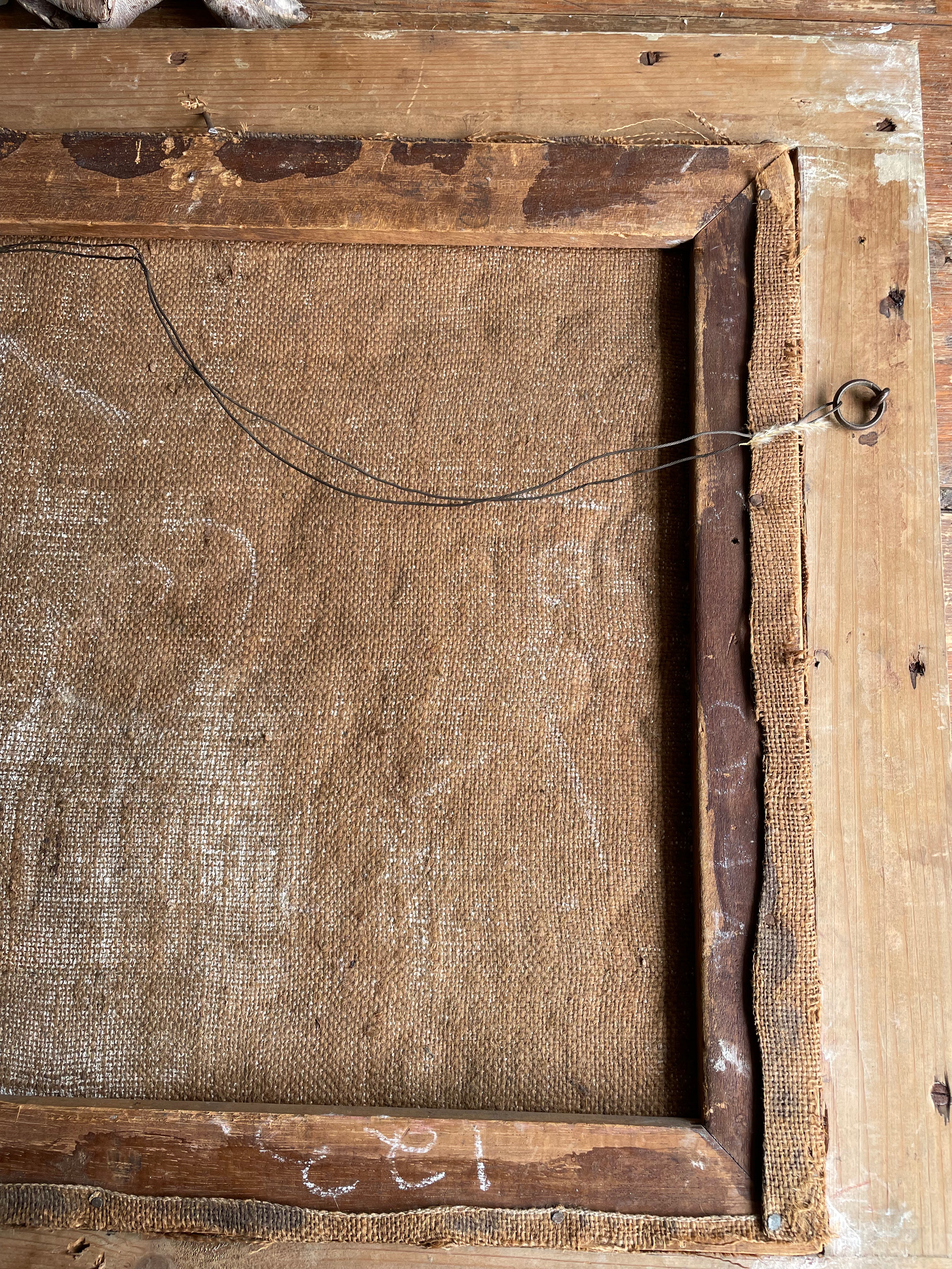 Atmospheric Antique Seascape Painting